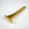 Aluminium Solid Cabinet Furniture Brass Gold and Black Support Leg Feet