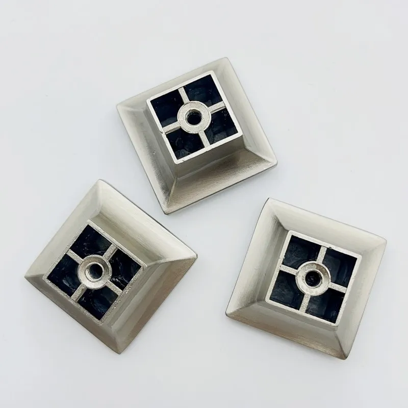 Brushed Nickel Kitchen Cabinet Drawer Knobs Zinc Square Cabinet Knobs Dresser Drawers