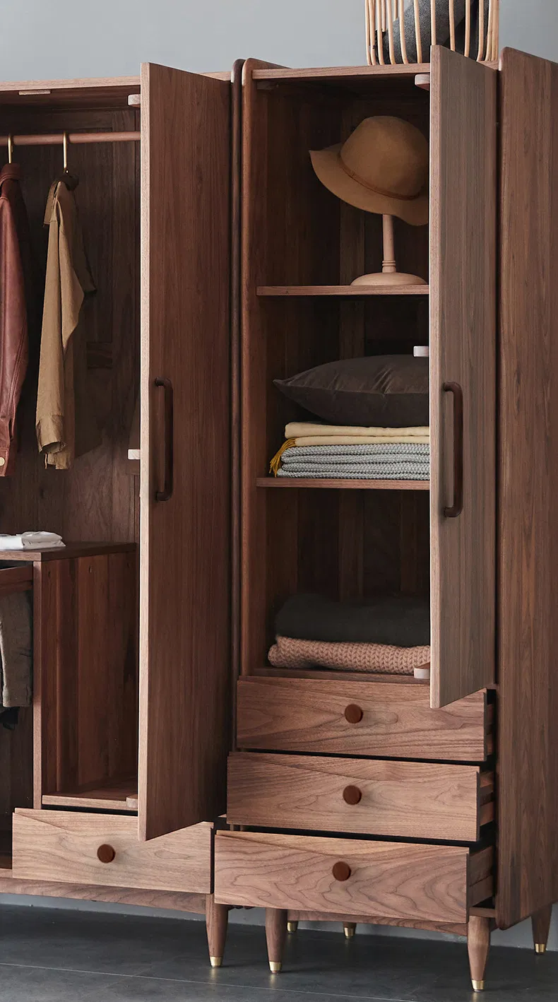 Wooden Drawer Accessories Chinese Style Wood Kitchen Cabinet Closet Door Pull Handles