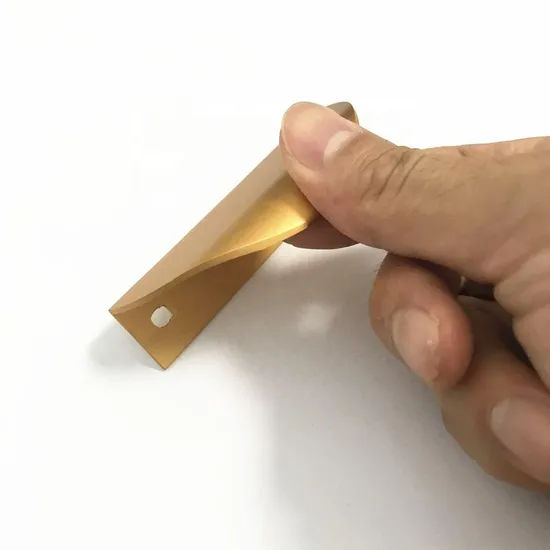 Furniture Kitchen Pull Brushed Gold Color Drawer Cabinet Profile Handle Pull