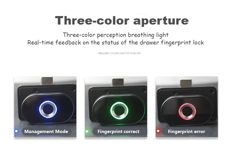 Fingerprint Lock Jewelry Drawer Safe Slide out Hidden Hotel Finance Drawer Safes