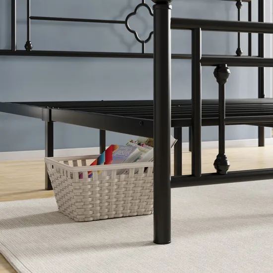 with Headboard Steel Iron Metal Bed Single Queen Size Metal Bed Frame