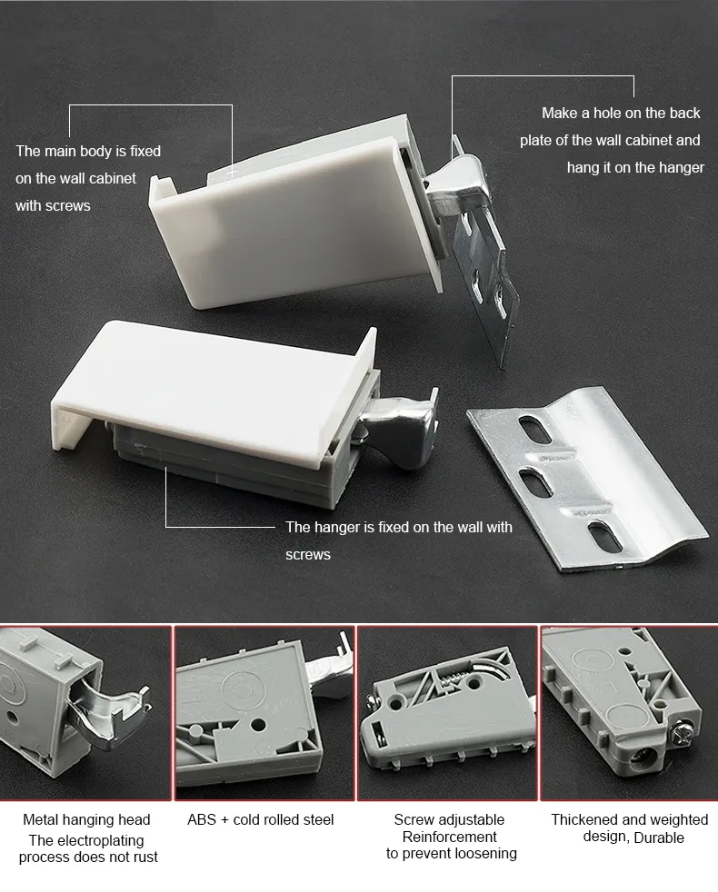 Wall Hanging Bracket Cabinet Hanging Code Cube Plastic Corner Connector