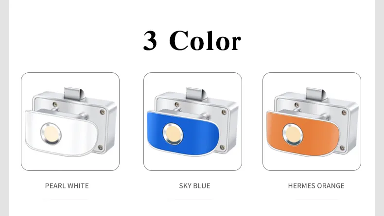 Smart Fingerprint Cabinet Drawer Lock Child Safety Electric Furniture Cupboard Lock