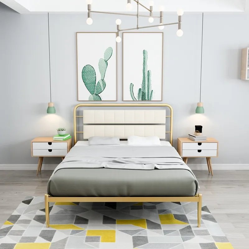 Adult and Children Iron Platform Metal Bed Frame