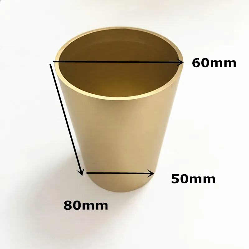 Solid Brass Legs Foot Cover Table Sleeves Brass Legs for Cabinet
