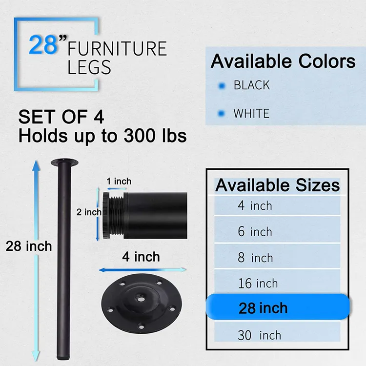 Wholesale Furniture Coffee Dining Table Legs