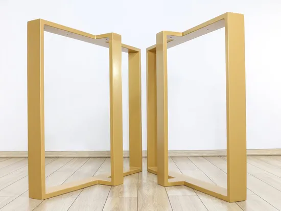 Furniture Office Dining Desk X Shape Steel Coffee Dining Metal Table Legs