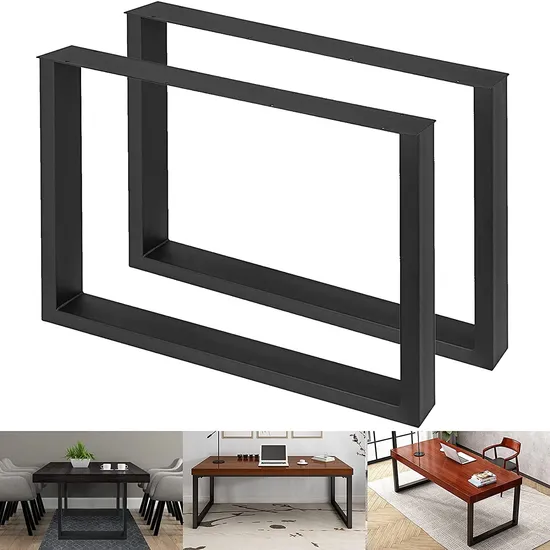 DIY Custom Heavy Duty Industrial Coffee Dining Office Metal Table Legs