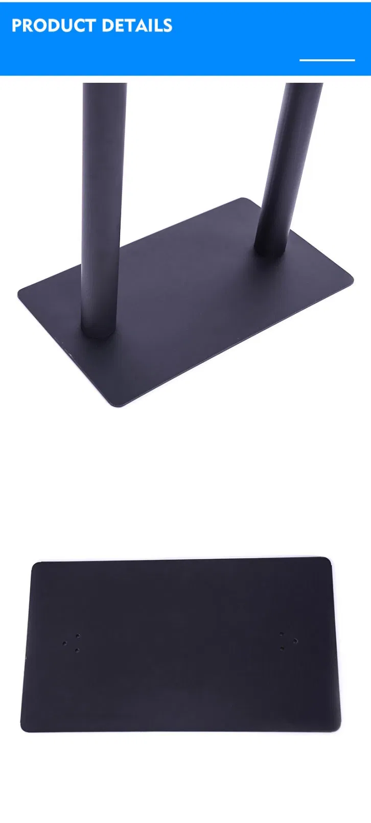 Industrial Dining Room Furniture Furniture Legs Metal Black Dining Table Steel Base