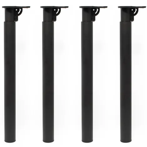 Dining Office Bar Chrome Furniture Telescopic Folding Table Leg