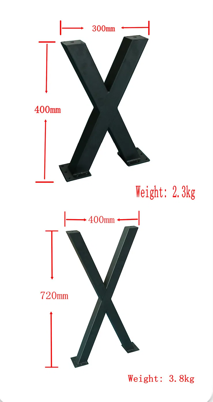 Industrial Restaurant Table Frames Cast Iron Coffee Dining X Meta Table Legs