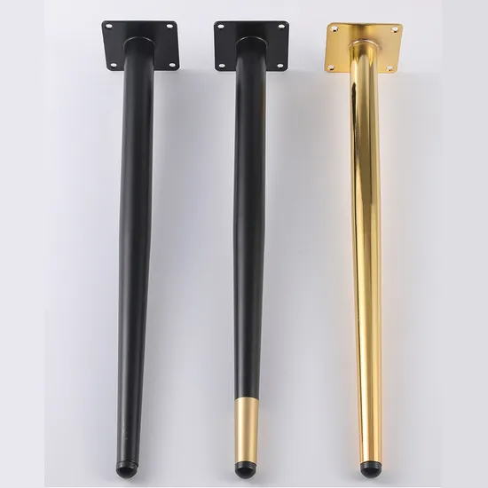 Tapered Chair Gold Iron Brass Steel Furniture Metal Coffee Table Legs