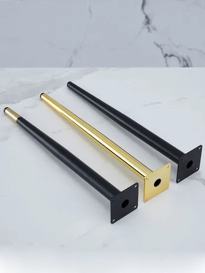 Tapered Chair Gold Iron Brass Steel Furniture Metal Coffee Dining Table Legs