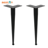 Black Steel Table Solid Iron Bar Laptop Desk DIY Bench Table Legs