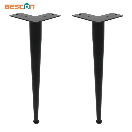 Black Steel Table Solid Iron Bar Laptop Desk DIY Bench Table Legs