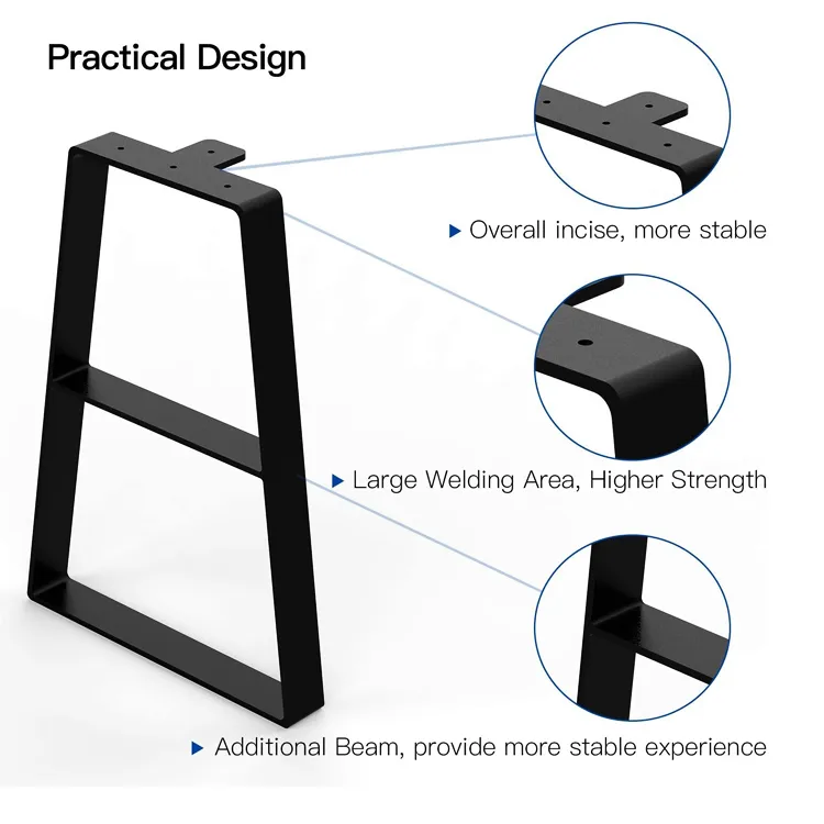 Metal Furniture Steel Iron Dining Table Legs