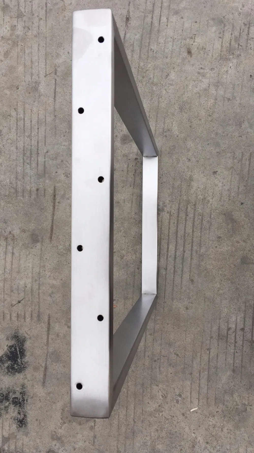 Factory Modern Furniture Industrial Stainless Steel Chrome Square Desk Table Legs