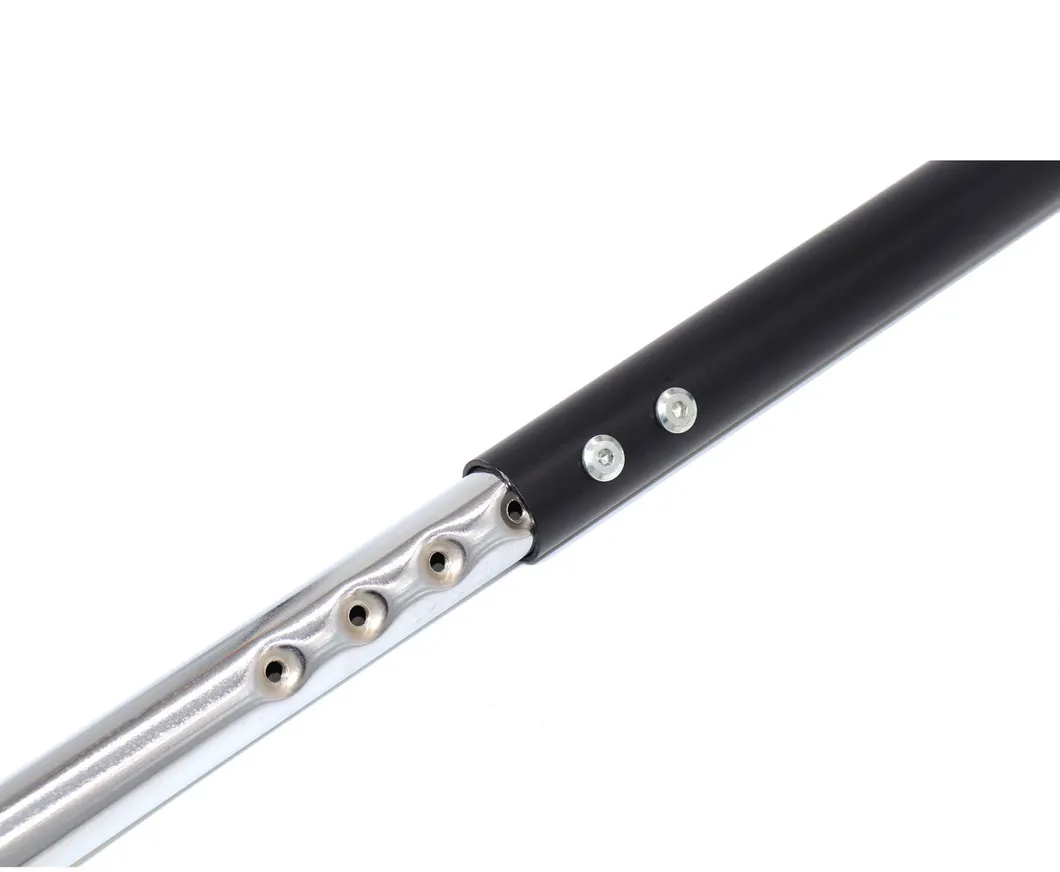 Black Hot Sale Metal Modern Dining Chrome Furniture Telescopic Table Leg