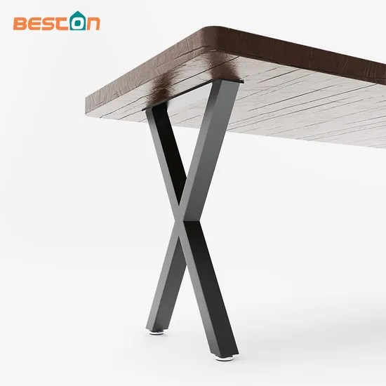 Furniture Leg Metal X Shape Steel Manufacturer Modern Table Legs