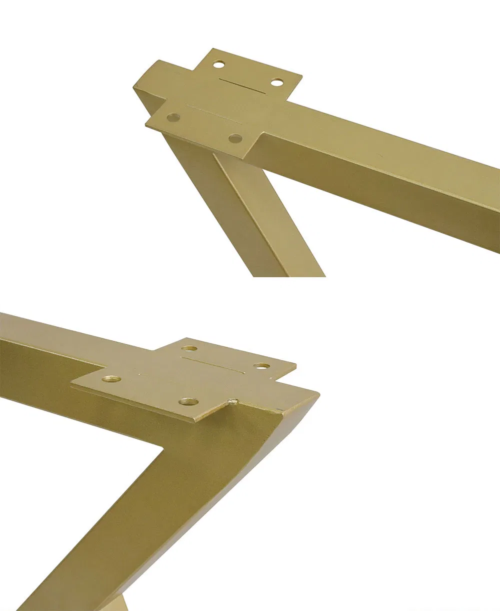 Furniture Office Dining Desk Square Metal Modern Luxury Table Legs