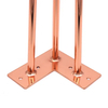 Luxury Coffee Metal Furniture Hairpin Rose Gold Table Legs