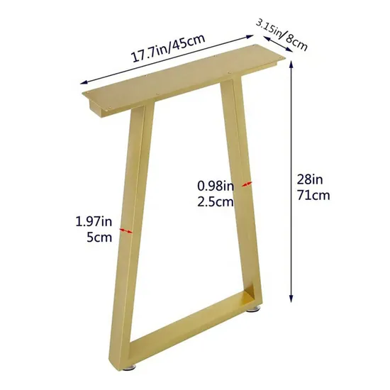 Wholesale Furniture Metal Dining X Table Legs for Table