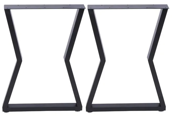Dining Coffee Square Black Steel Hairpin Metal Table Leg
