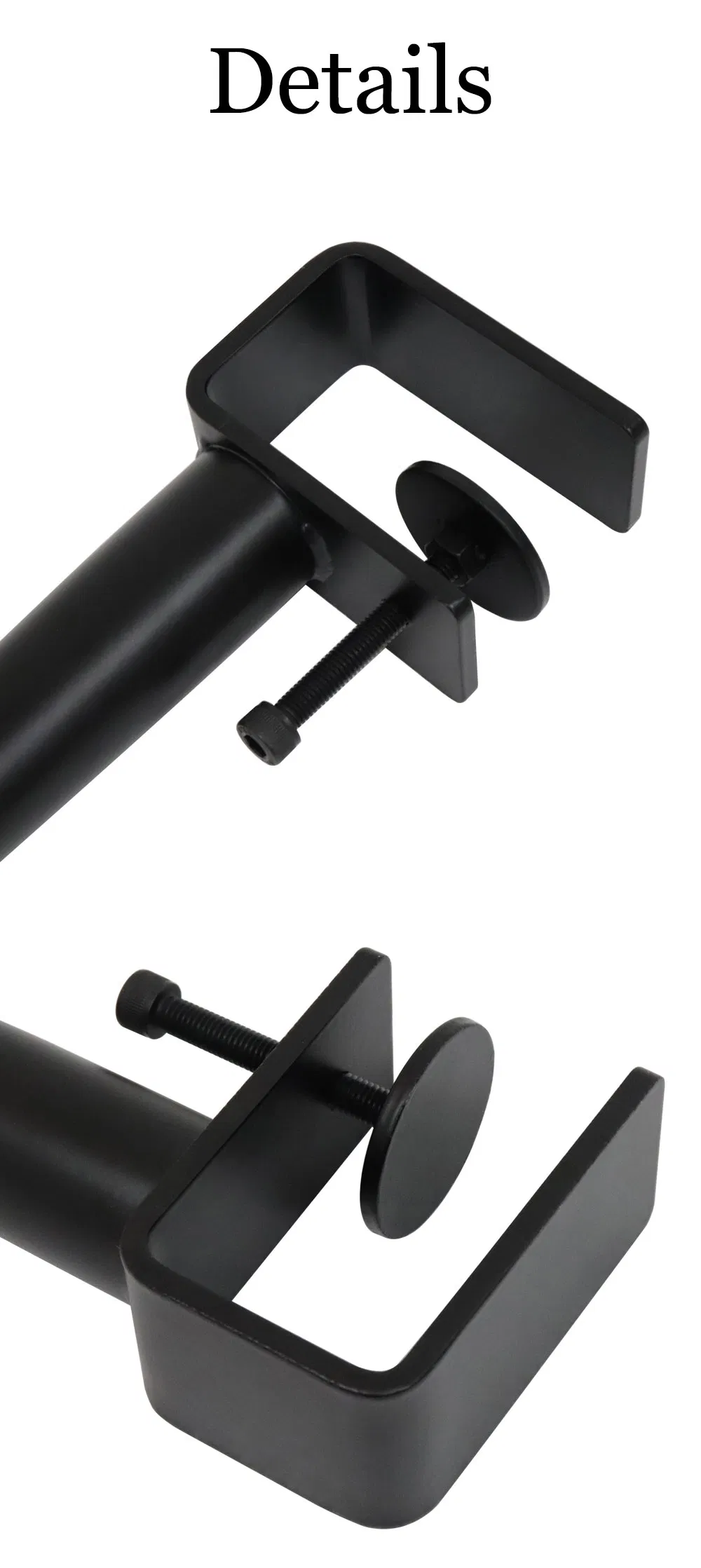 Modern Dining Metal F Adjustable Clamp Table Legs