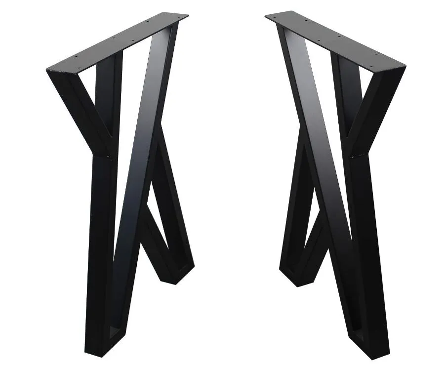 Furniture Metal Table Bench Coffee Industrial Black Dining Table Desk Legs