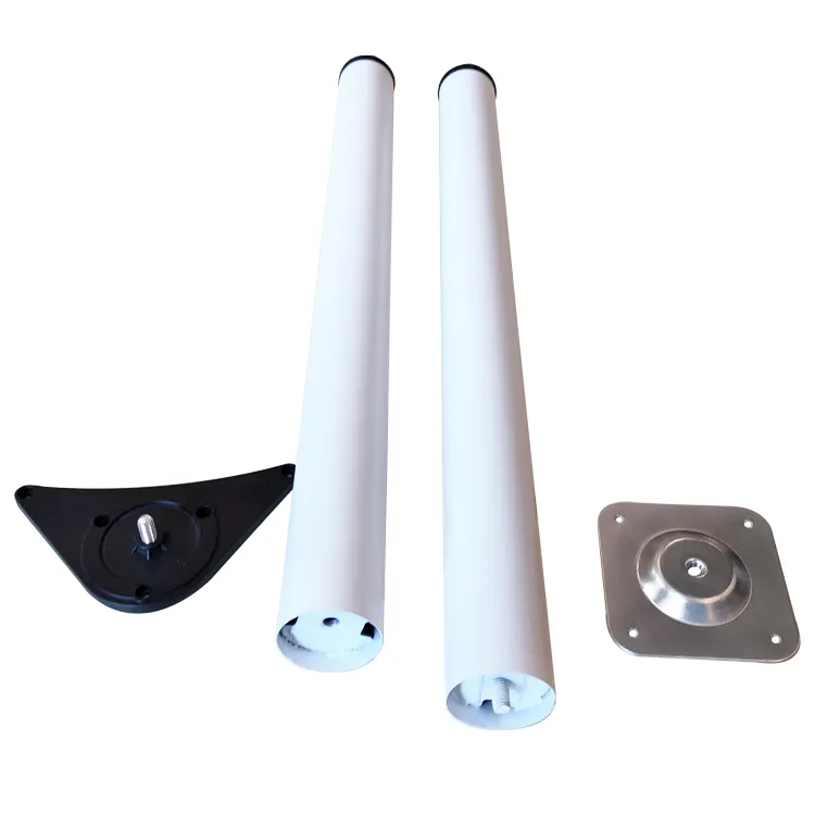 Forged Iron Round Steel Table Legs Riser for Meeting Restaurant Table