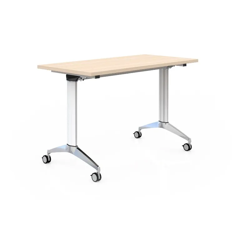 Reasonable Price Premium Quality Training Folding Table Frame with Wheel
