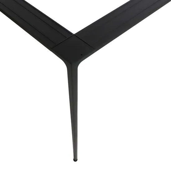 Furniture Office Dining Desk Industrial Metal Aluminum Alloy Glass Marble Table Legs