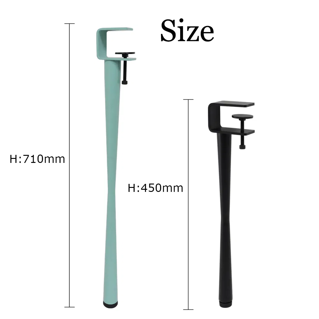 Modern Red Metal F Adjustable Table Clamp Legs