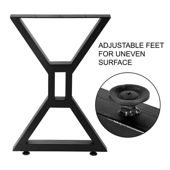 Craft Art Deco Office Cast Square Restaurant Desks Metal Furniture Table Legs
