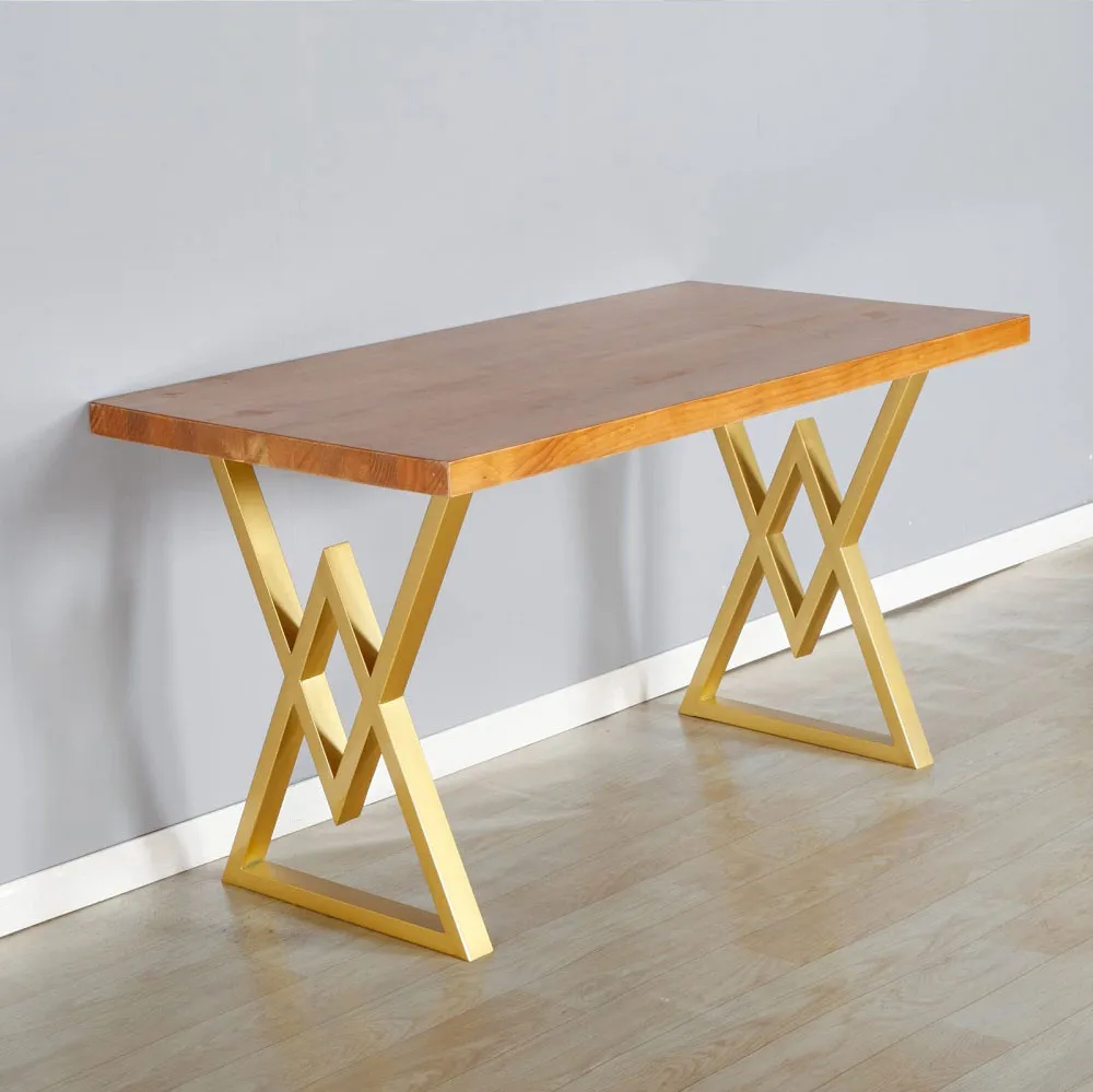 Heavy Duty Furniture Office Dining Desk Square Steel Metal Table Legs