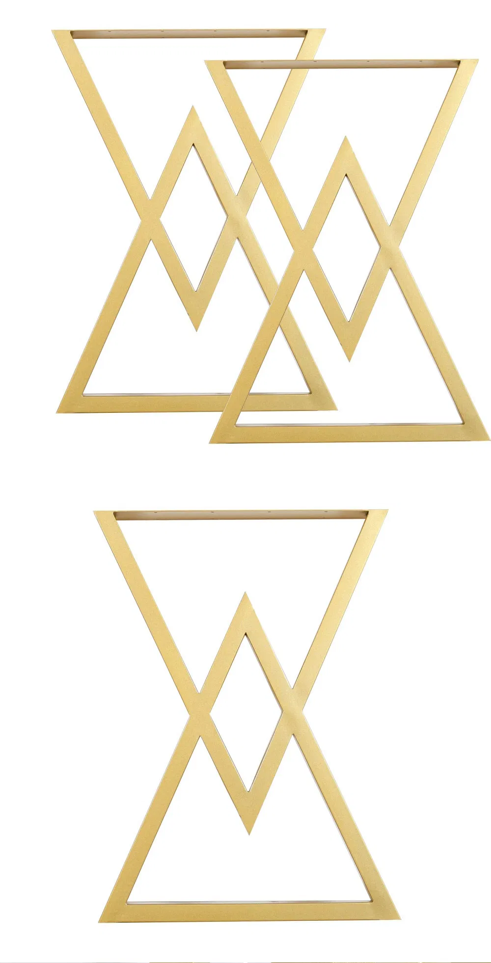 Heavy Duty Furniture Office Dining Desk Square Steel Metal Table Legs