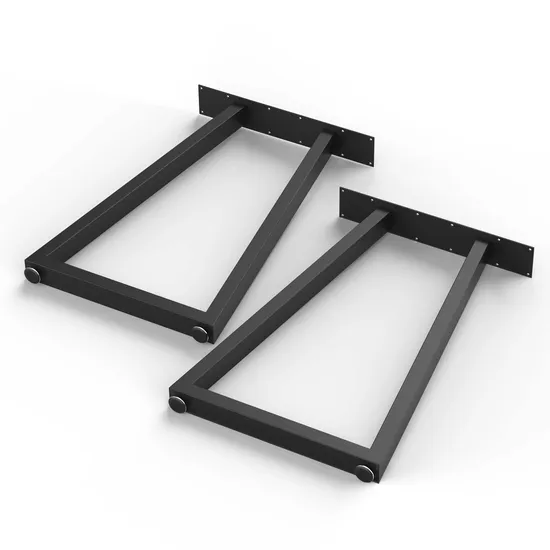 Industrial Cast Iron Steel Frame X Shape Desk Furniture Metal Table Legs