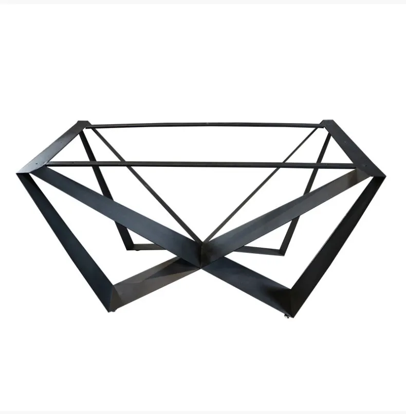 Dining Restaurant Industrial Coffee Metal Steel Dining Black Table Frame