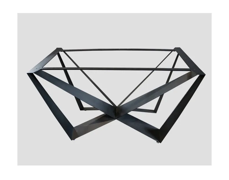 Dining Restaurant Industrial Coffee Metal Steel Dining Black Table Frame