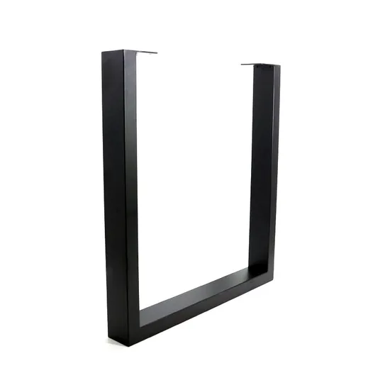 Elegant Metal Dining Table Legs for Rectangular Top