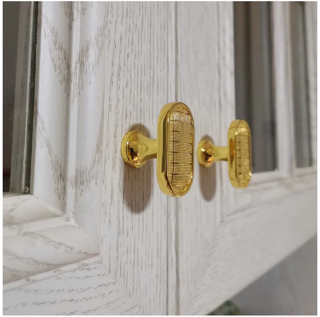 Single-Hole Zinc Alloy Handle Cabinet Door Drawer Handle