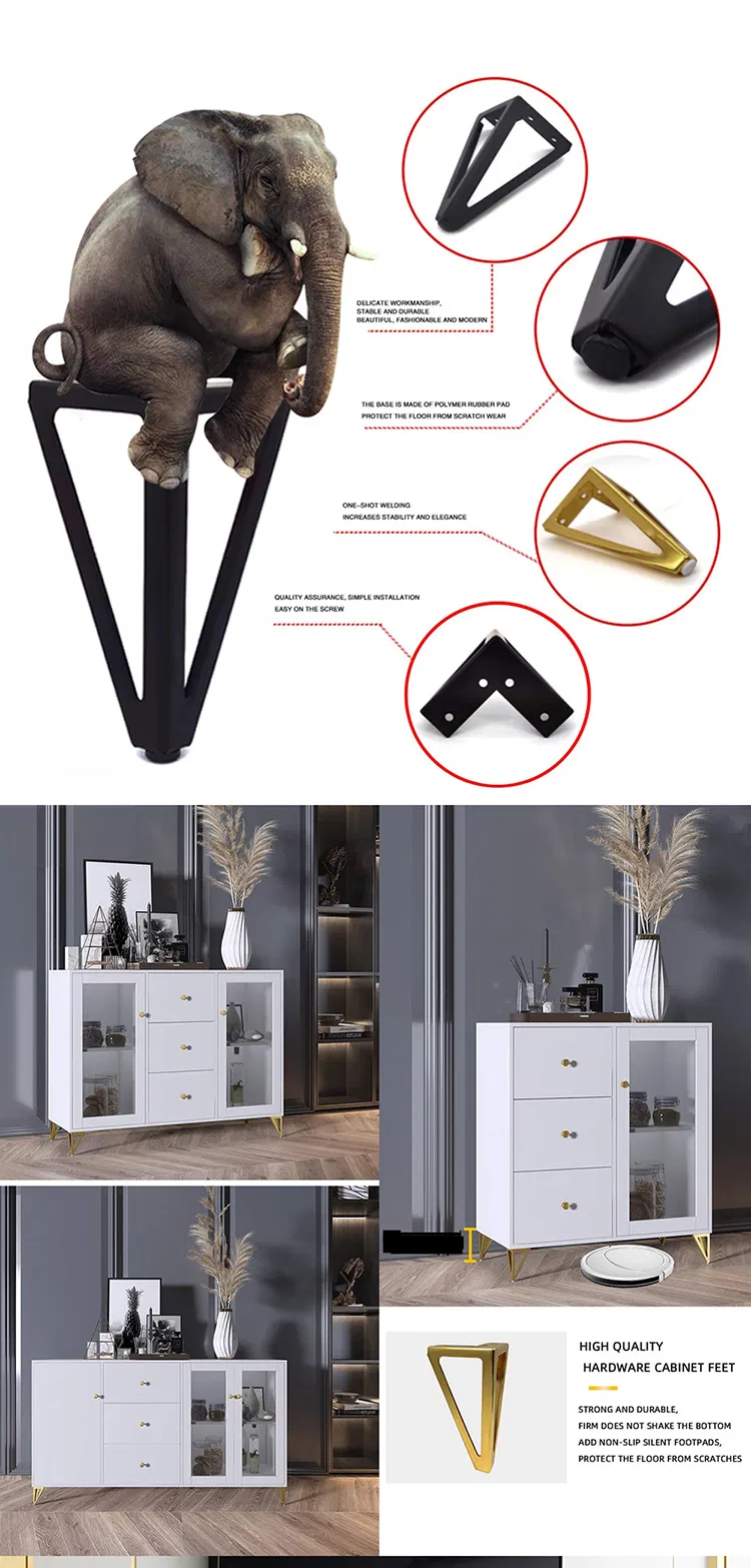 Furniture Hardware Cabinet Sofa Leg Chrome Chair Leg