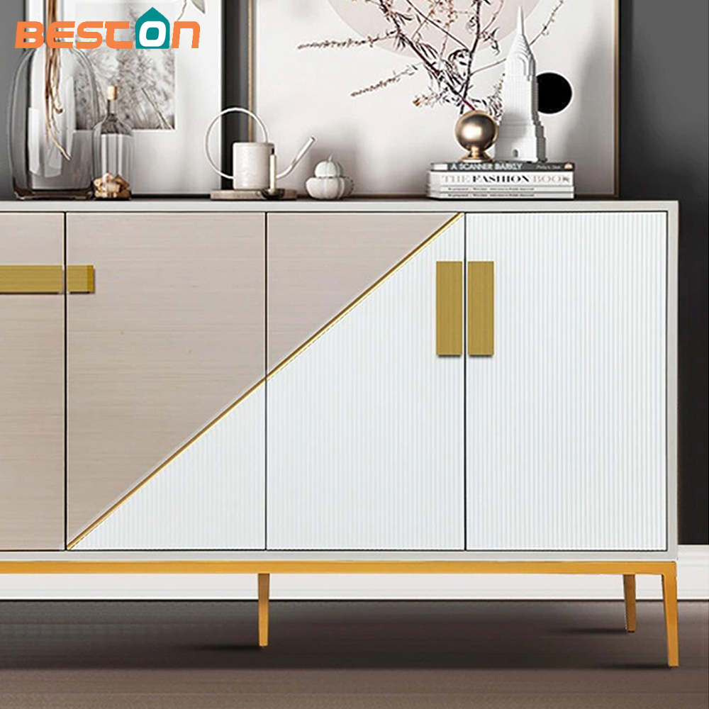Modern Simple Solid Wood Sideboard - Multifunctional Dining Storage with 3 Drawers
