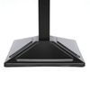 Best Selling Square Black Iron Stamping Table Base for Restaurant