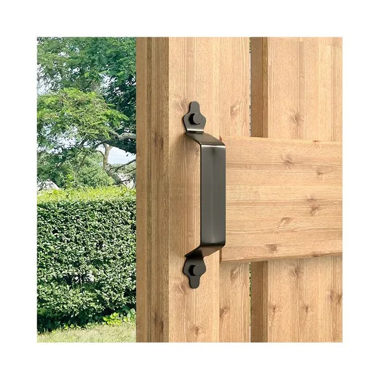 Wholesale Main Gate Handle Black Heavy Duty Metal Fence Gate Handle