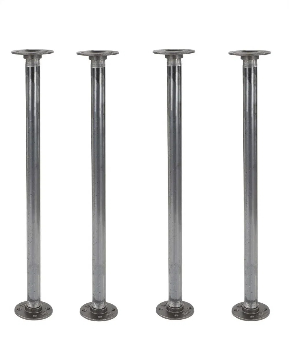 Industrial Black Iron Pipe Table Legs for Custom Vintage Tables Legs