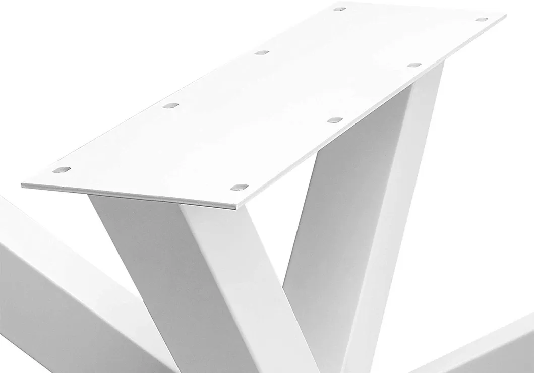 Modern X Shape Restaurant Legs Gold Steel Metal Table Bases