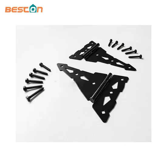 Ornamental Tee Hinge for Vinyl PVC Wood Fence Gate