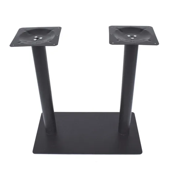 Wholesale Rectangular Double Legs Pedestal Table Leg and Inox Table Base